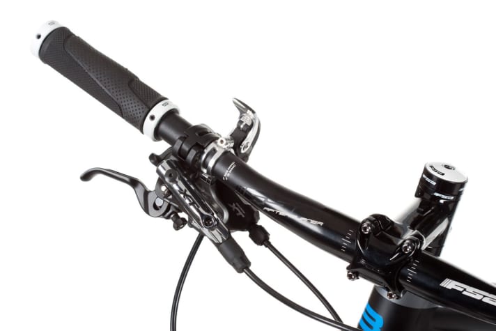   Shimano's new XT groupset and the lockout remote for the fork never fail to impress.
