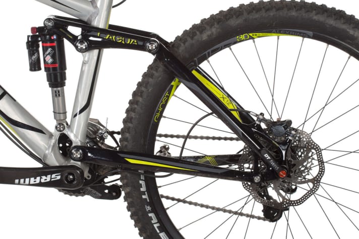   The Monarch Plus shock provided good usable suspension travel, but was overdamped in the rebound stage. The setup will be adjusted in series production.