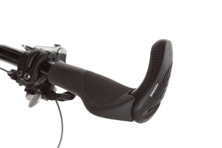   Grips with bar ends are specially designed for all-mountain bikes and reduce the effective handlebar width.