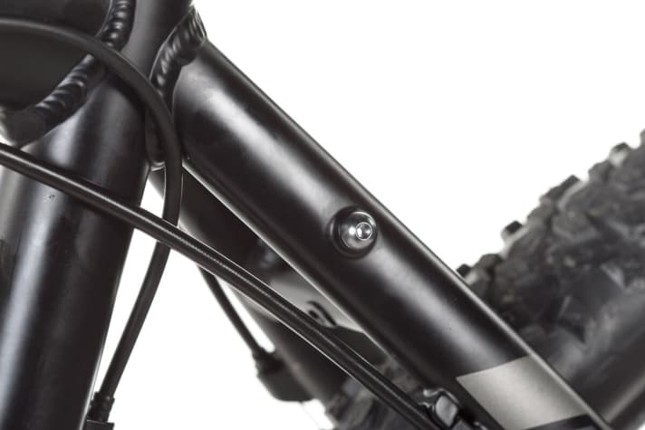   The eyelets for a pannier rack are mainly used on touring bikes. They can also be found on Carver, Giant and Müsing.