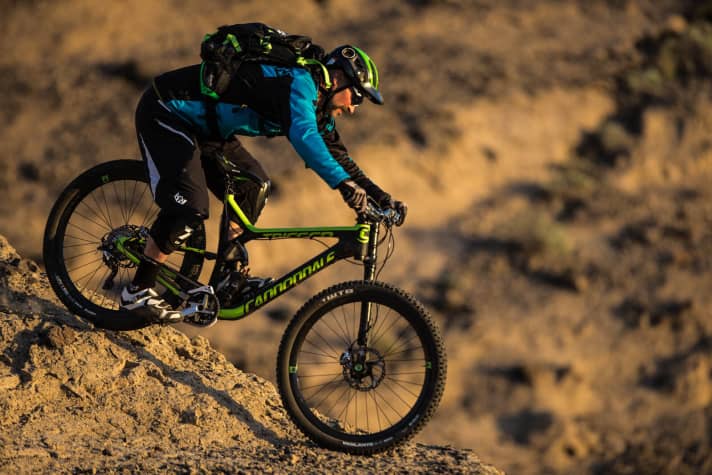   In some enduro races, team rider Mark Weir will also rely on the 140 millimetre trigger.