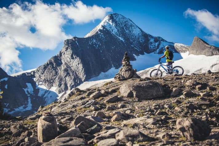   Das markante Kitzsteinhorn ist Chef der Szenerie.