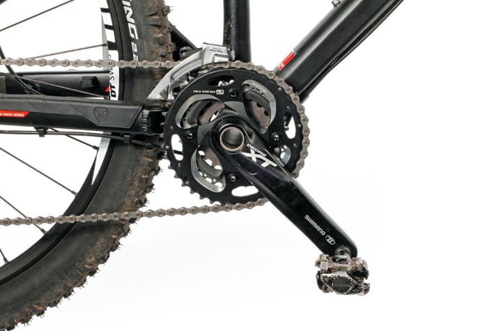   Shimano: Die neue Dreifach-Kurbel mit Abstufung 40/30/22 Zähne ist für ein breitbandig eingesetztes Mountainbike optimal geeignet.