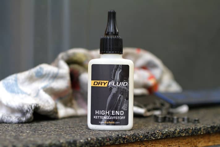   The Dry Fluid lubricant is easy to dispense and proved to be worth its weight in gold on the dusty Cape Epic.