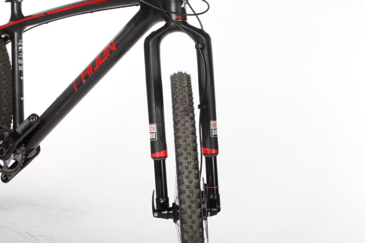   Canyon, Radon, Trek, Cube: Die RS-1-Gabel ist steif genug, sensibel, und der Hub lässt sich voll nutzen. Nur funktionierte die Gabel teils recht unterschiedlich.