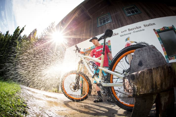   Im Saalachtal findet man mehrere speziell auf Mountainbiker eingerichtete Unterkünfte.