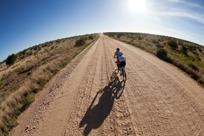  In 24 hours through the oldest desert in the world at the Desert Dash in Namibia.