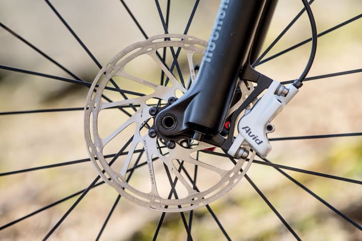   Bei der DB3 kommen die neuen Centerline-Scheiben von Sram zum Einsatz.