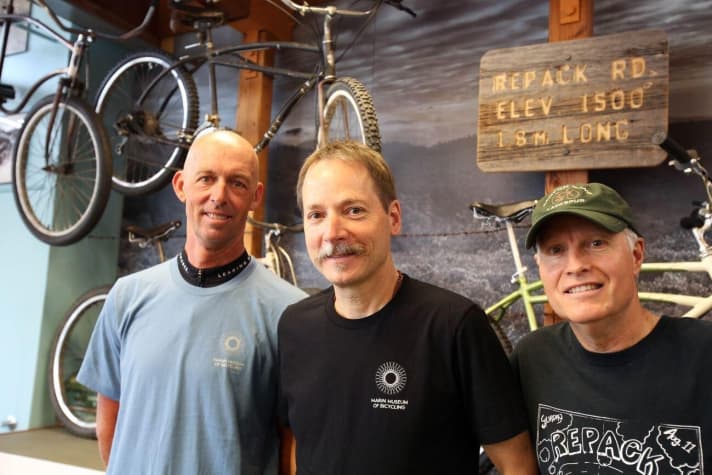   Otis Guy, Marc Vendetti, Joe Breeze: Die Pioniere modellieren mit der MMBHOF ihren Nachlass.