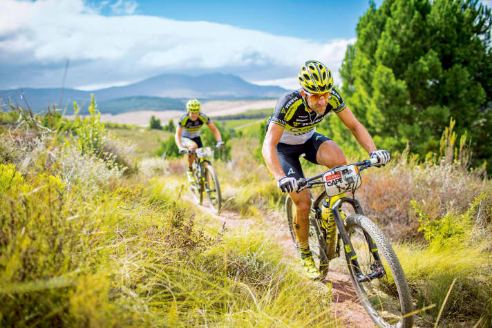   Professional racer Alban Lakata