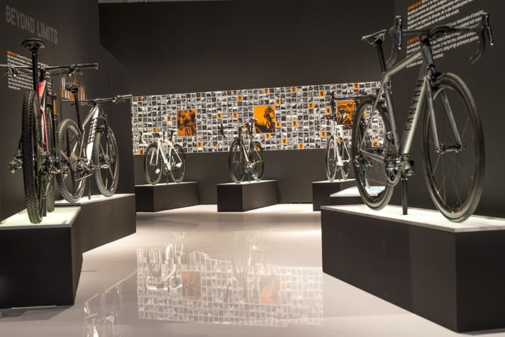 At Eurobike, Canyon always impresses with innovative bikes and racing bikes.