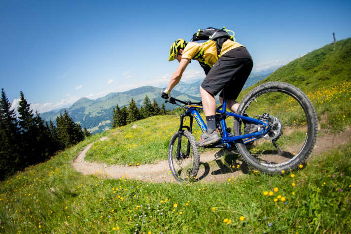   A successful design: the new Rapcon shines with its balance. Despite 160 mm, it still climbs really well.