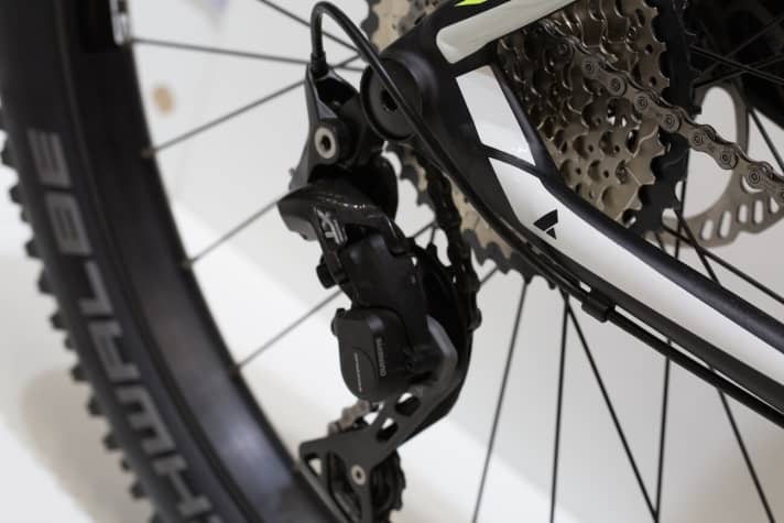   Alle drei Copperhead-Max-Modelle haben ein 11-fach XT-Schaltwerk und Steckachsen im Boost-Standard.