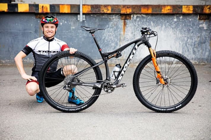   Starkes Schweizer Team: Mathias Flückiger und das Stöckli Morion.