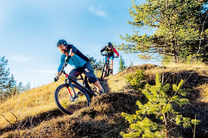   Unser Bremsentest ist vielschichtig: Ein wichtiger Teil ist der Einsatz im Gelände.