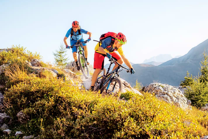   Auf dem Foto liegt Ghost vor Specialized, auf der Testrunde hängen die Amis die Oberpfälzer ab.