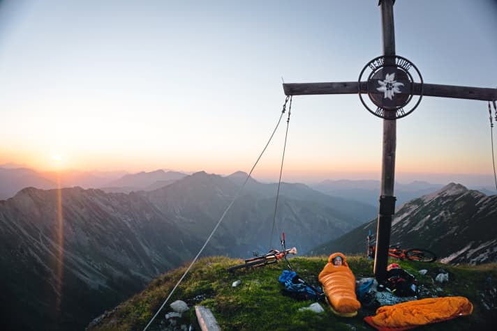  Der richtige Platz für die Übernachtung