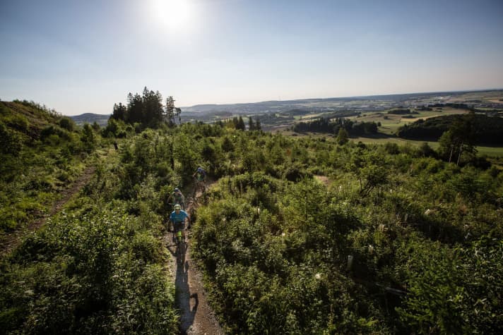   Gerade einmal elf Kilometer trennt das Trailnetz in Brilon von Willingen. Nach Winterberg sind es nicht einmal 20 Kilometer vom Ettelsberg aus.