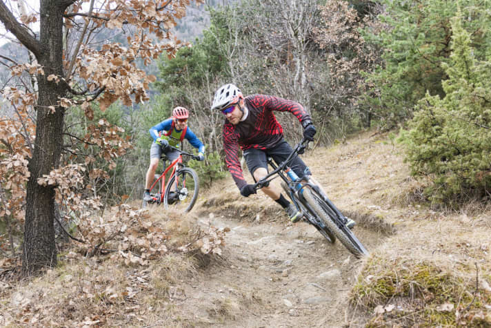   Die gemäßigten Trails im Vinschgau verlangten von den Bikes sportliche Eigenschaften. Die Chance herauszufinden, ob Eisdielen-Bomber oder sportliches Mountainbike hinter dem Konzept steckt. Viele Testkandidaten meisterten die Herausforderung mit Bravour.