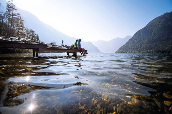   Berge und Seen bilden die Kulisse für Trophy, WM und Touren.