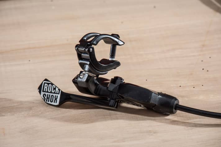   Der neue 1x Remote-Hebel wird unter dem Lenker montiert und soll 105 Euro kosten.