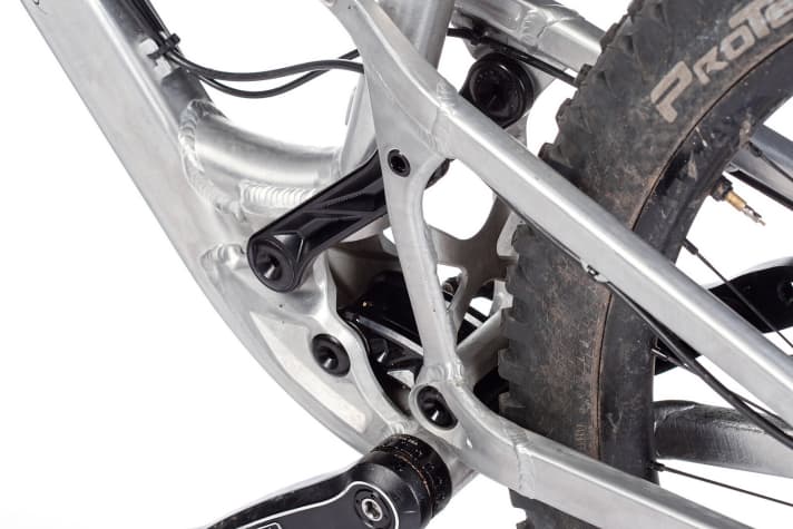 Canfield: The bottom bracket area at the heart of the aluminium frame is a masterpiece of engineering.