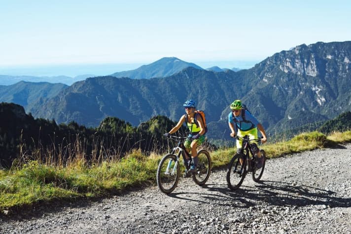   A true military road evergreen: the Passo Tremalzo above the Valle di Ledro.