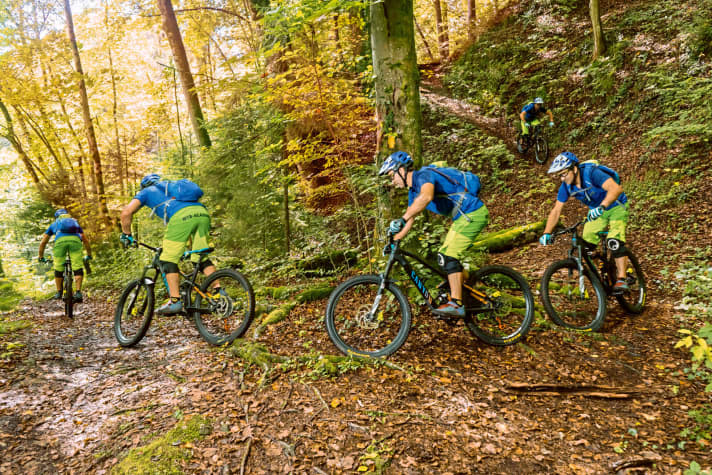   Line choice is crucial, especially in the wet.