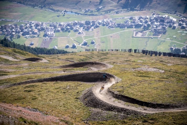   25 Kilometer, mehr als die Hälfte der Tour sind perfekt geshapter Flowtrail.