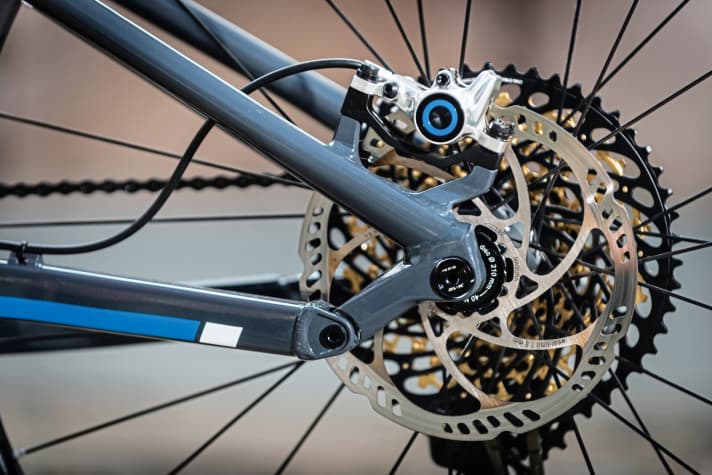   Radon Skeen Trail Ultimate: Magura's MT Trail is considered the reference among trail brakes and combines powerful braking power with moderate weight.