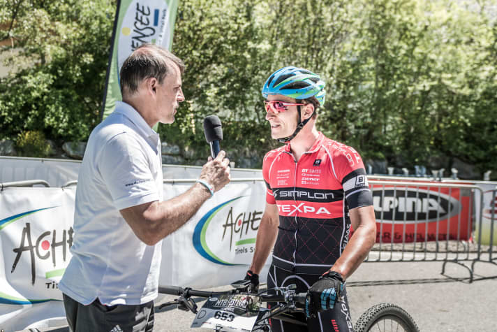   Winner Matthias Leisling needed less than three hours to cover the 77 kilometres and 2390 metres in altitude.
