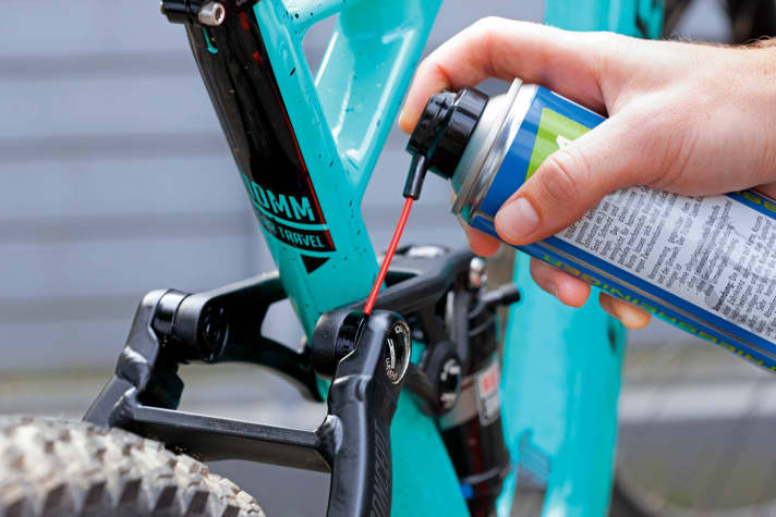   Make the Fully rear triangle noise-free: A drop of spray oil usually works wonders here.