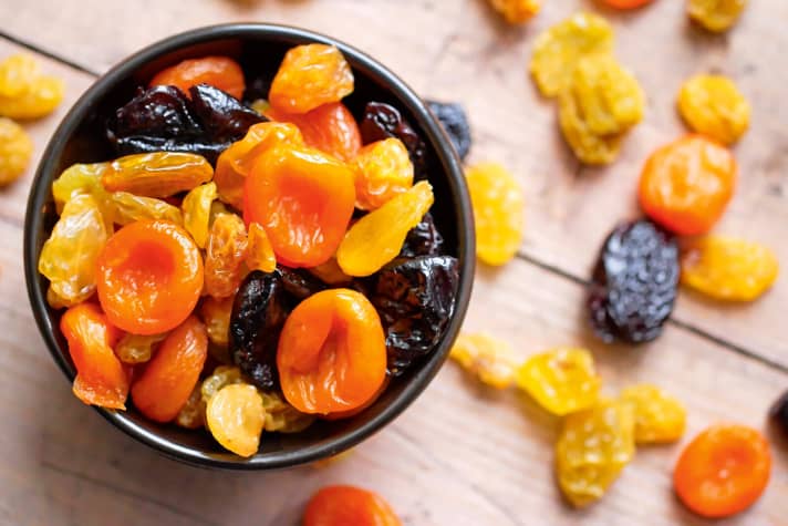   Dried fruit - concentrated flavour