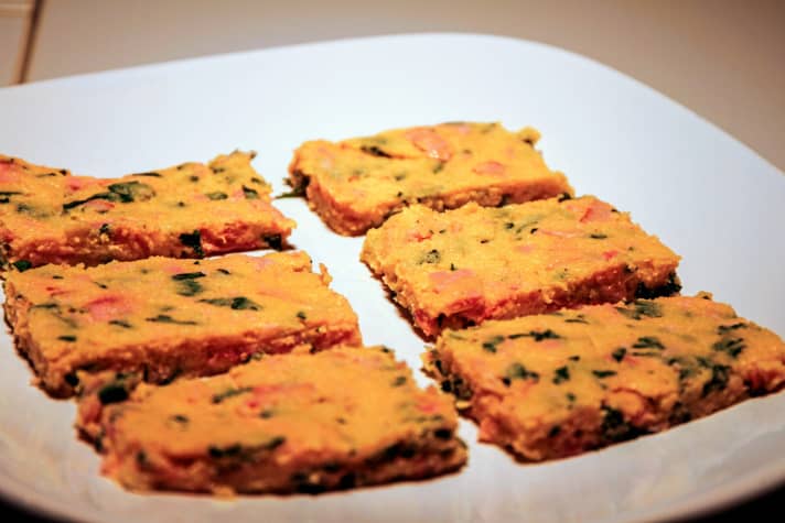   Polenta slices