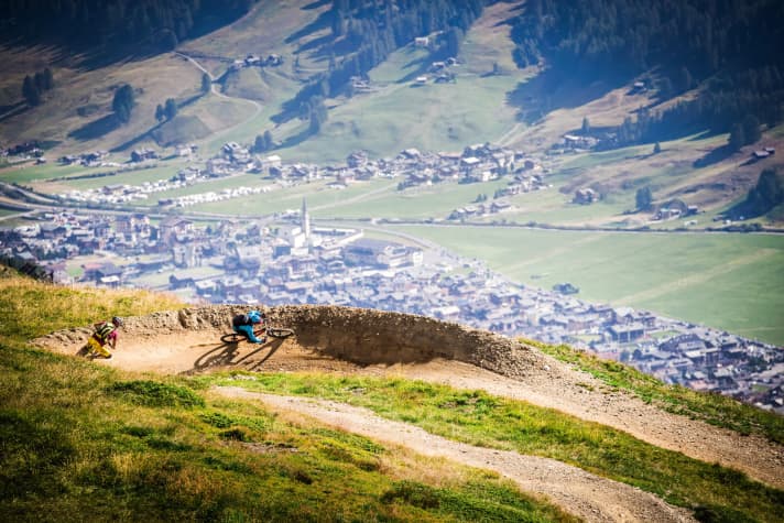   Die Tutti Frutti-Trails am Carosello 300 in Livigno (Italien) sind neu und perfekt für Park-Neulinge.