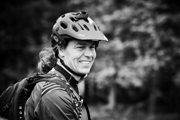   Peter Brodschelm rode his 100th Transalp with his 13-year-old son Florian.