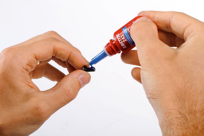   Screw adhesive from Loctite