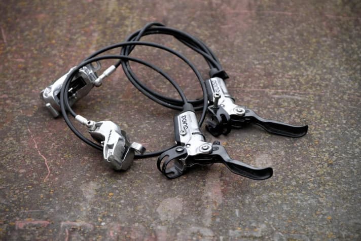   The Guide brakes from Sram are among the more powerful hydraulic disc brakes. If you need even more braking power, go for the Sram Code.