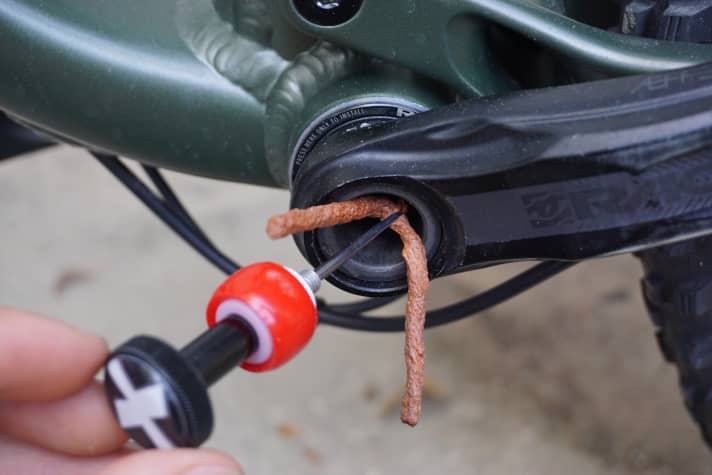   The Twister can be loaded into most cranks with an open hollow shaft. 