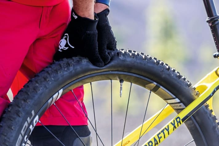 Air pressure in tyres: Also one of the top topics at BIKE in 2022.
