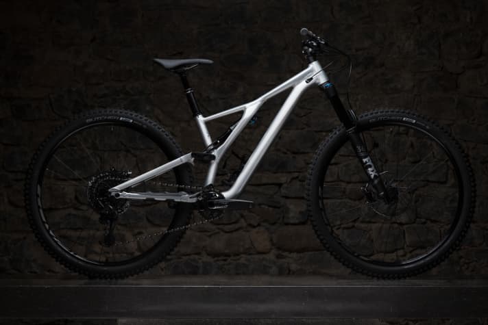   With its radical geometry, the Specialized Stumpjumper Evo is aimed at the gravity community.