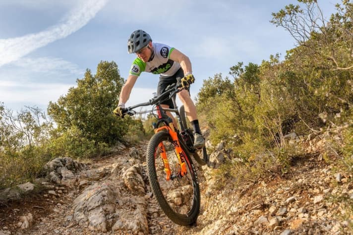   Die neue Fox 34 Step Cast fühlt sich an leichten Trailbikes und Marathon-Fullys am wohlsten.