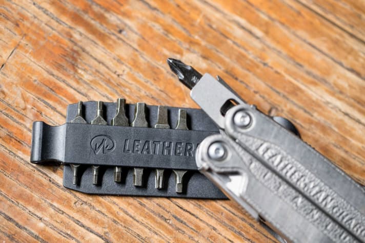Das optional erhältliche Bit Kit ist eine sinnvolle Ergänzung, gerade für Biker.