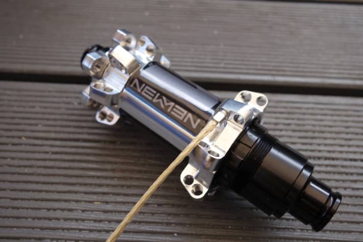   The Pi Rope wheels will be available exclusively with Newmen rims and special Newmen hubs.