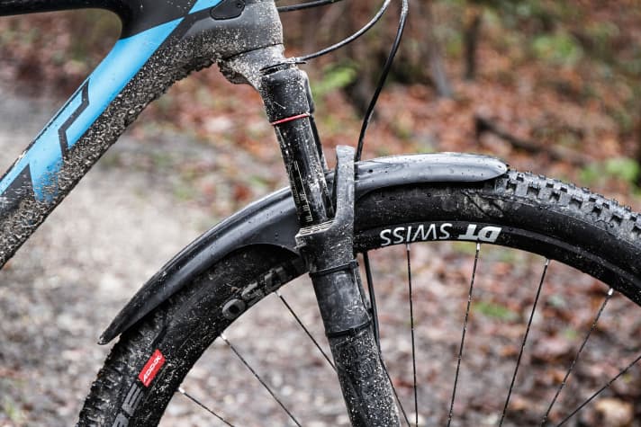 Mudhugger front race clearance