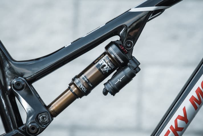   Apart from the additional cable, the damper looks quite normal.