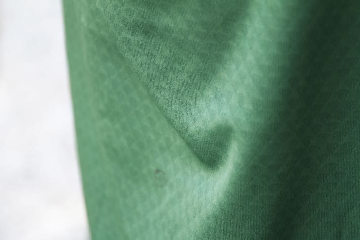   The airy fabric transports a lot of sweat away from the body.