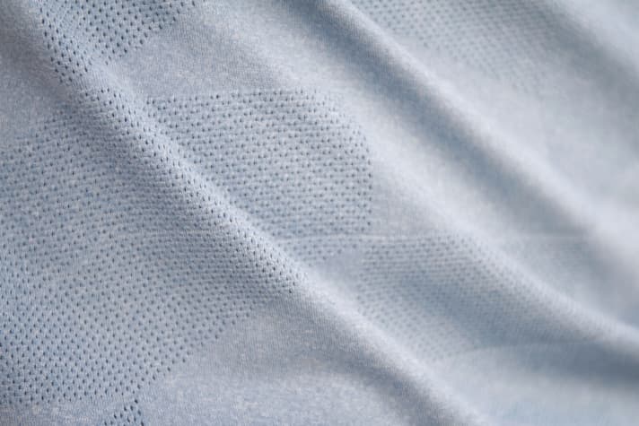   Airy fabric on the front. We think the look is really great.
