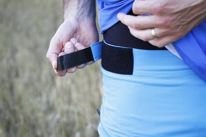   The trousers can be adjusted over a large area using Velcro and then fit very securely.