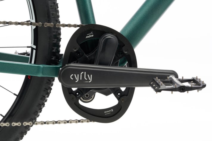   Ungewöhnliche Optik, ungewöhnliches Antriebskonzept: die Cyfly-Kurbel.